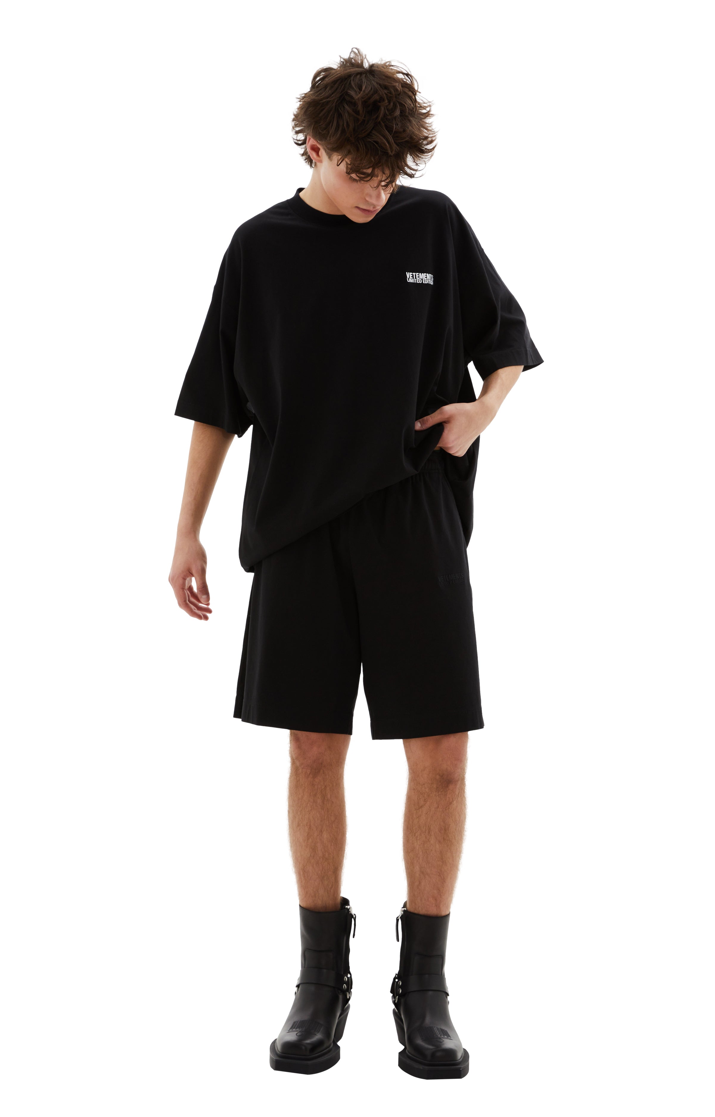 Vetements Jersey Short (Black)