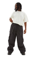 Wide Leg Cargo (Black)