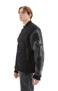 All Black Balance/Chaos Varsity Jacket (Black)