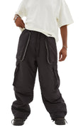 Wide Leg Cargo (Black)