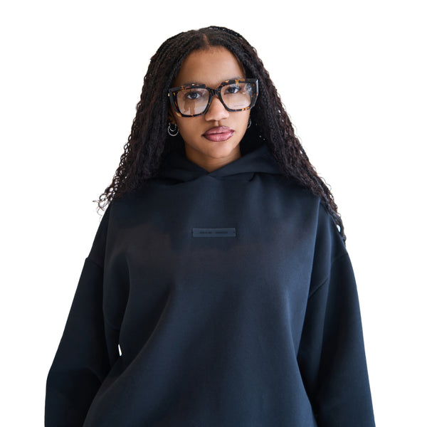 Modern Fit Fleece Hoodie (Jet Black)