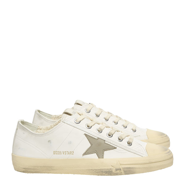 Men's V-Star 2 Rubber Toe Bio Sneakers (White/Taupe)