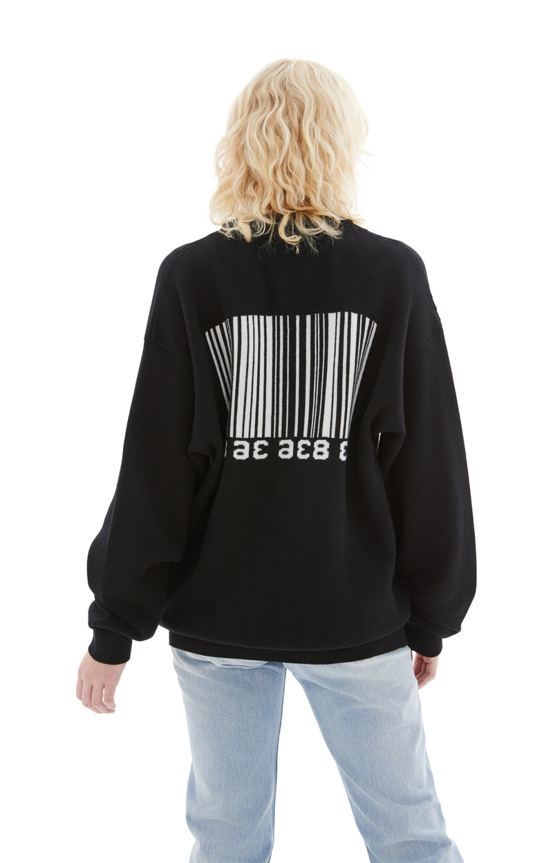 Big Barcode Sweater (Black)