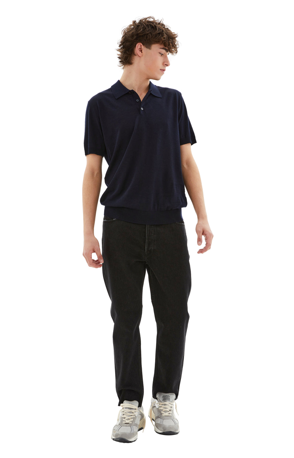 Knitted Polo T shirt