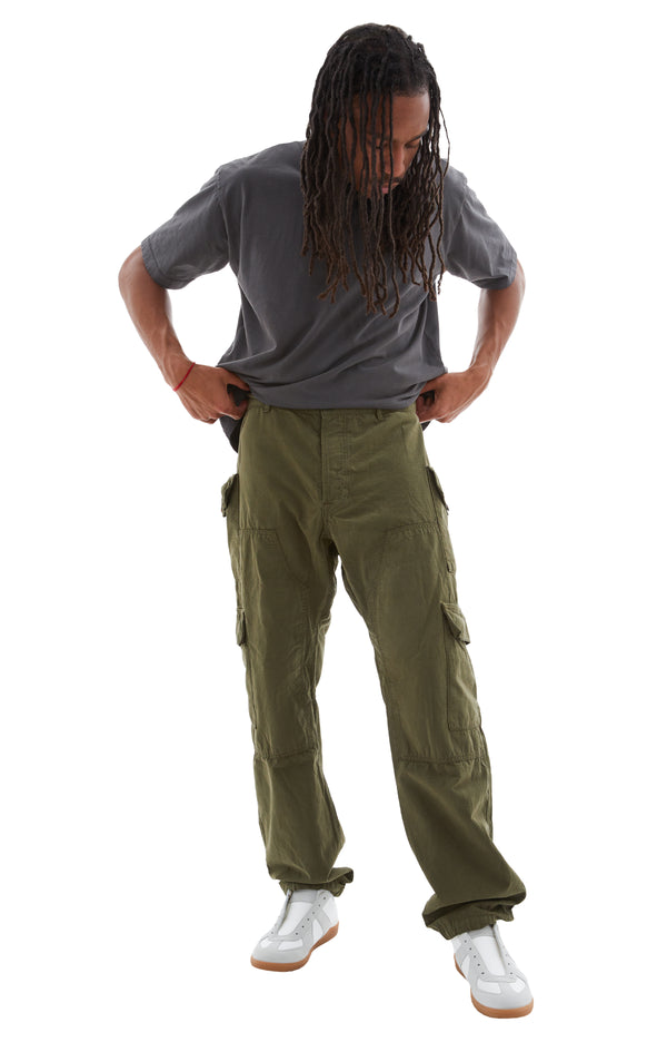 Double Cargo Pants (OD Green)