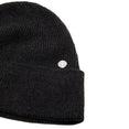 Wool Beanie With Rivet (Black)