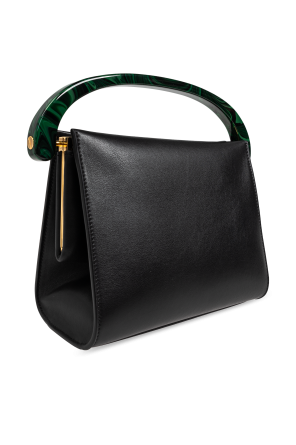 Medium Crisp Crossbody Bag (Black)