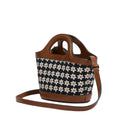 Tropicalia Micro Bag With Daisy Print (Red/White/Black)