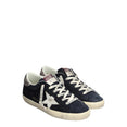 Women's Super-star Suede Sneakers (Blue/White/Silver)