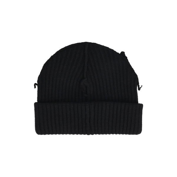 Supersized Chunky Ears Beanie (Black)