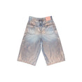 Denim Shorts (Rose Copper/Light Blue)