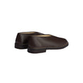 Women's Piped Crepe Slippers (Dark Brown)