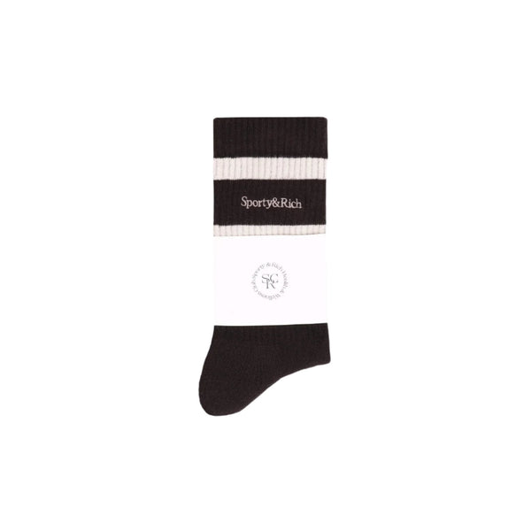 Serif Logo Socks (Chocolate)