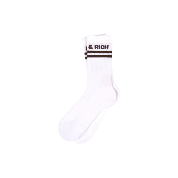 Bold Logo Socks (White)