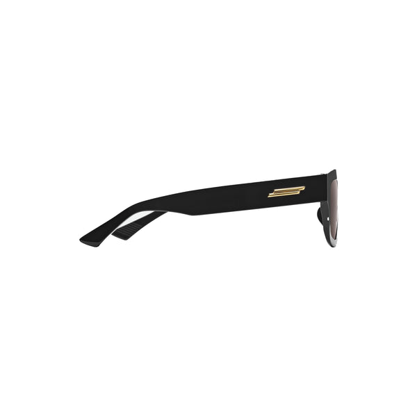 Ultrathin Squared Sunglasses (Black/Grey)