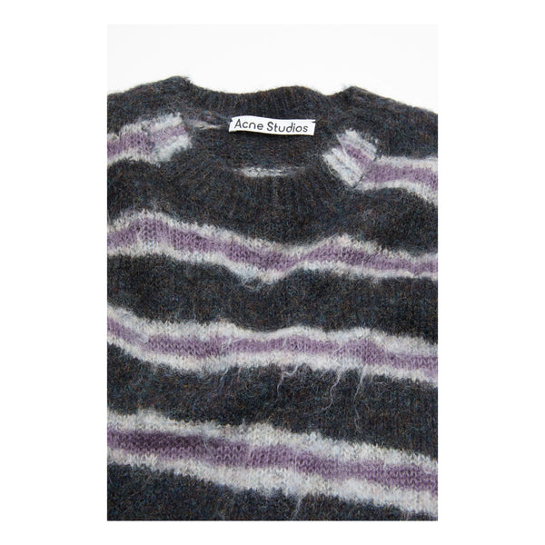 Mohair Blend Jumper (Dark Grey Melange/Mult)