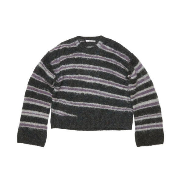 Mohair Blend Jumper (Dark Grey Melange/Mult)