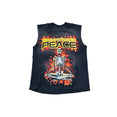 Inner Peace Skeleton Sleeveless T-shirt (Black)