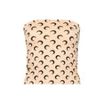 Moon Printed Jersey Tubed Top (Tan)