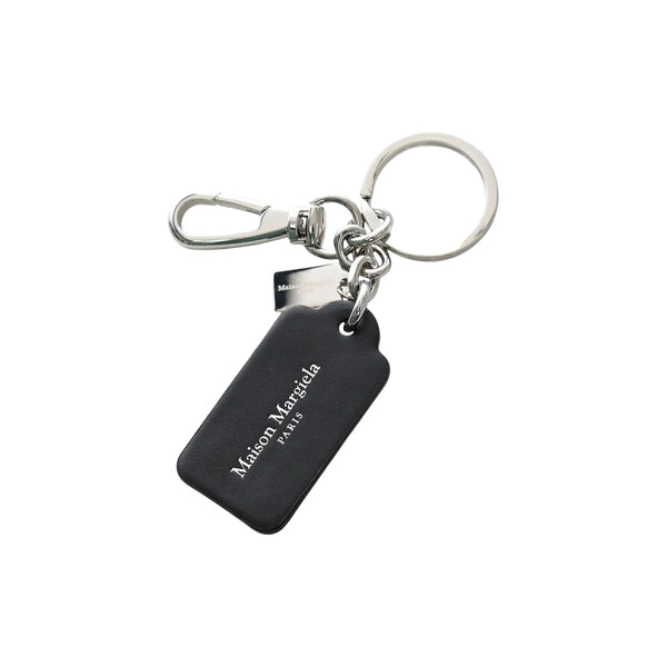 Four Stitches Tag Keyring (Black)