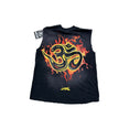 Inner Peace Skeleton Sleeveless T-shirt (Black)