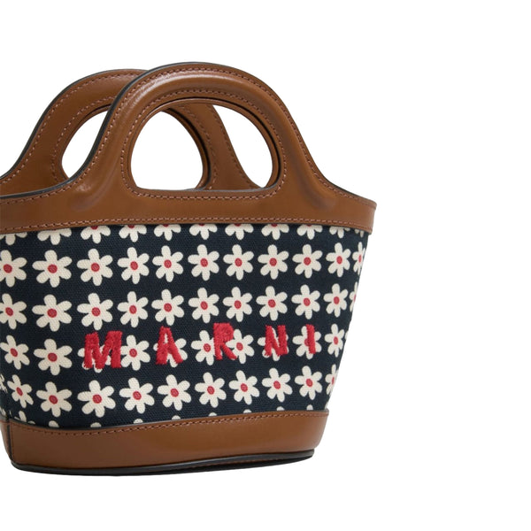 Tropicalia Micro Bag With Daisy Print (Red/White/Black)