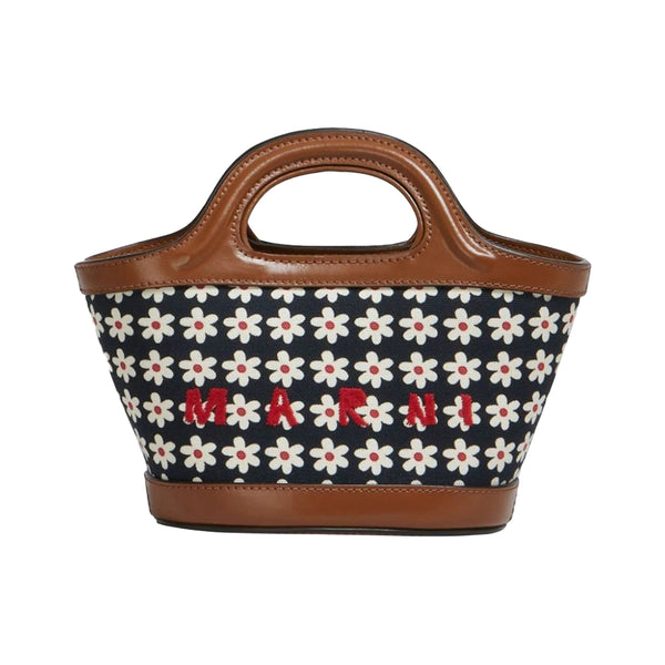 Tropicalia Micro Bag With Daisy Print (Red/White/Black)