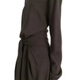 Trompe L'oeil Dress (Dark Cacao)