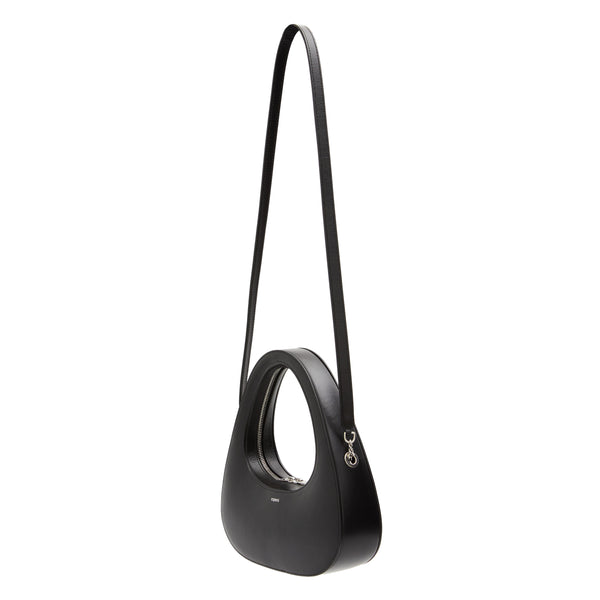 Crossbody Baguette Swipe Bag (Black)