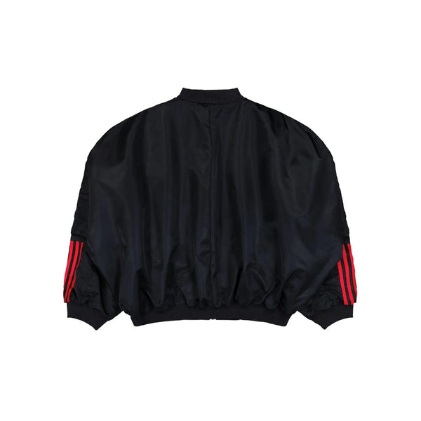 x Willy Chavarria Satin Bomber Jacket (Black)