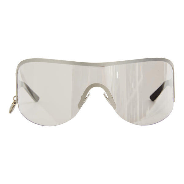 Metal Frame Sunglasses (Silver)
