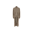 Trompe L'oeil Dress (Light Taupe)