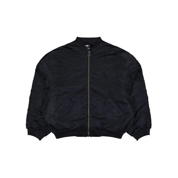 x Willy Chavarria Satin Bomber Jacket (Black)