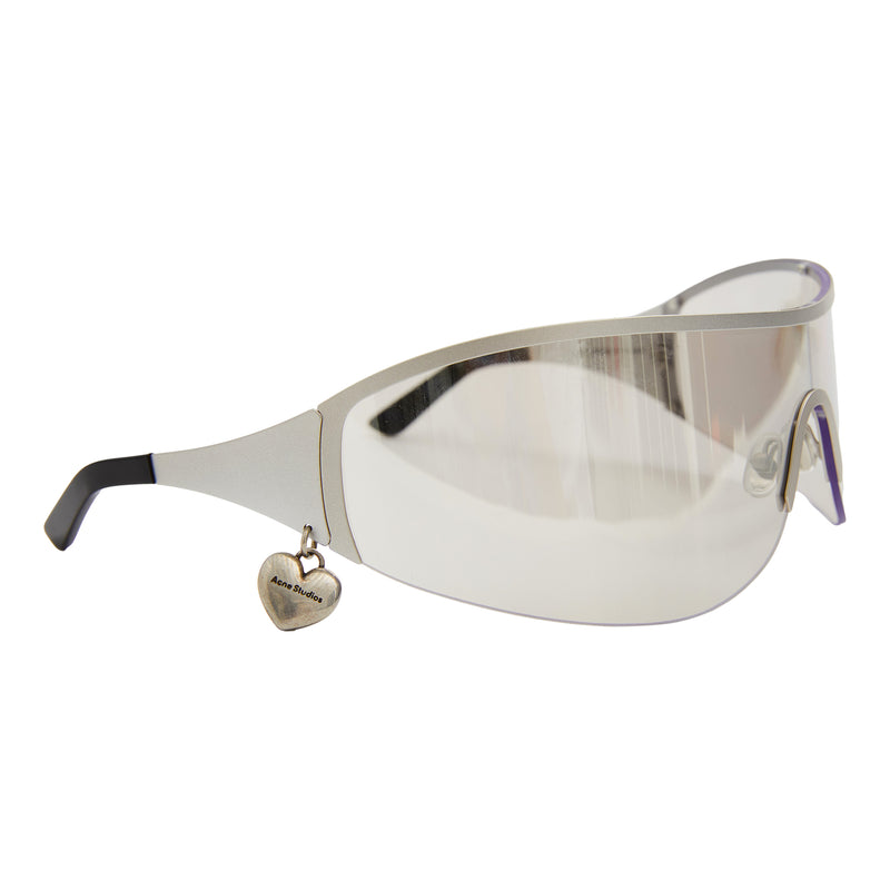 Metal Frame Sunglasses (Silver)