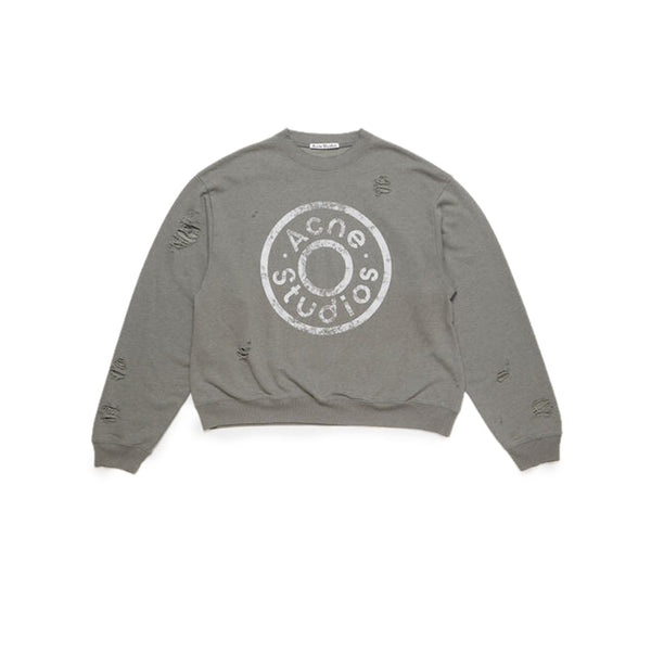 Printed Logo Sweater (Moss Green)