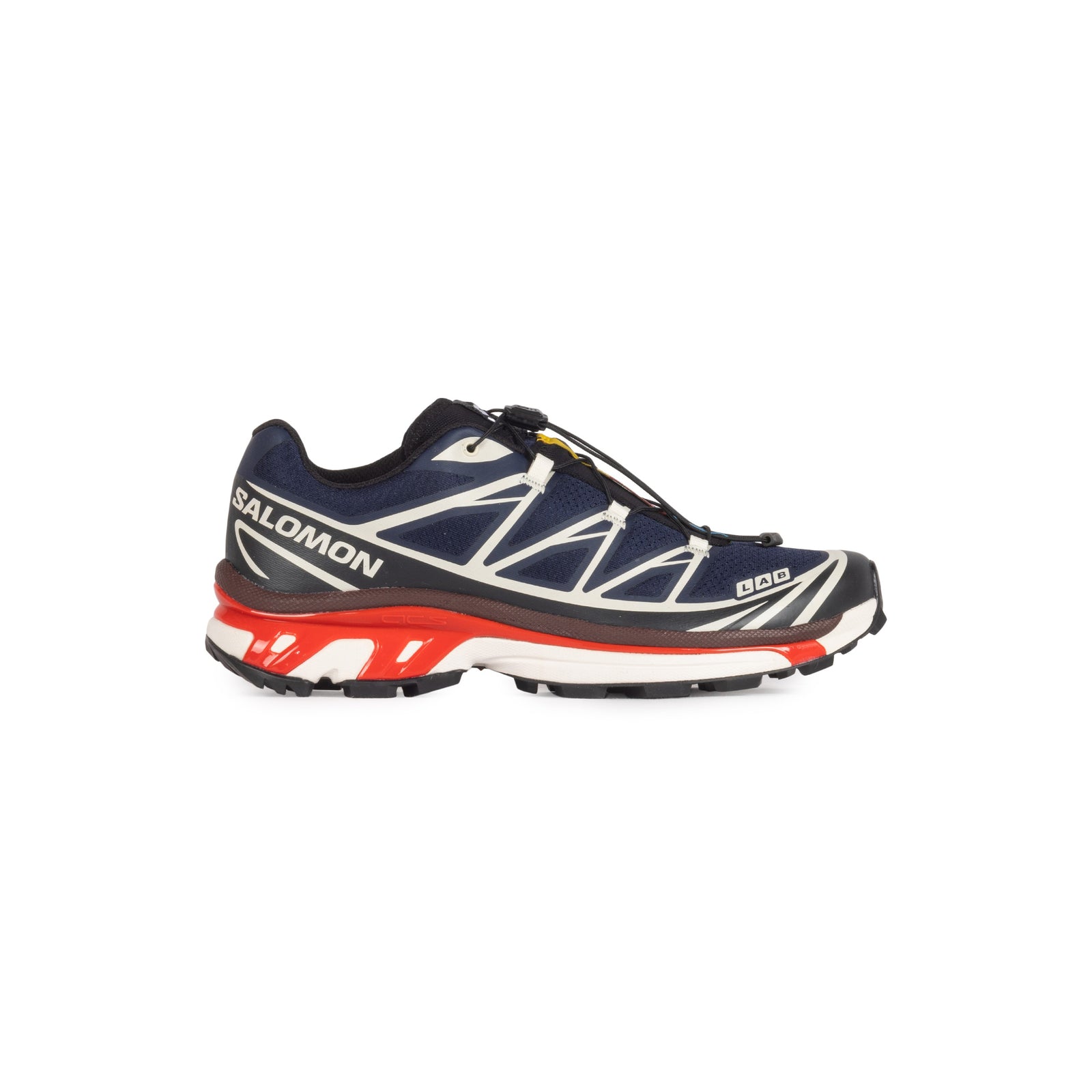 Salomon XT-6 GTX Trail Shoes - Black with Blue, Yellow, Red Accents NWT Salomon x Jjjjound Unisex XT-6 Nautical Blue / Lemon / Black  main image 3