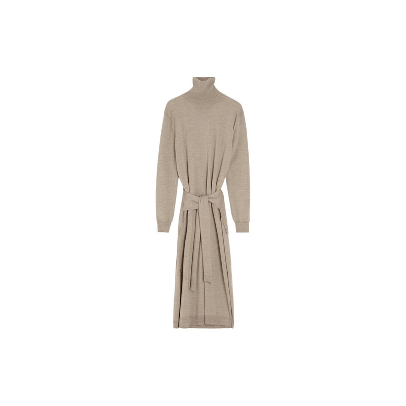 Trompe L'oeil Dress (Light Taupe)