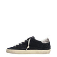 Women's Super-star Suede Sneakers (Blue/White/Silver)