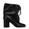 Tabi Drawstring Ankle Boots (Black)