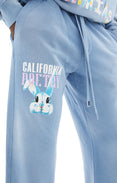 Bunny Baggy Sweatpants (Dusty Blue)