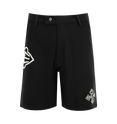 Cross Logo Twill Shorts (Black)