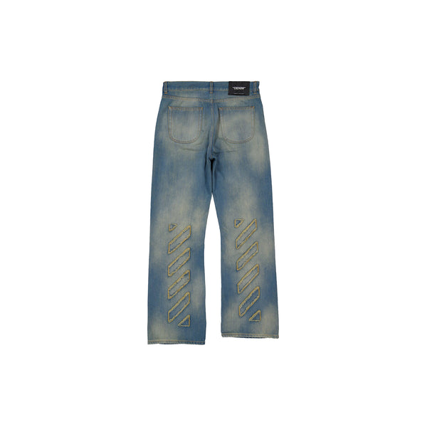 Diag Raw Patch 90S Skate Jeans (Dirty Blue)