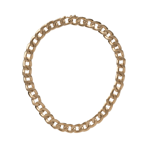 Chunky Chain Necklace (Yellow Gold)