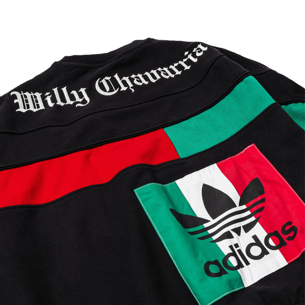 x Willy Chavarria Fleece Crewneck (Black)