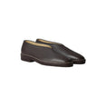 Women's Piped Crepe Slippers (Dark Brown)