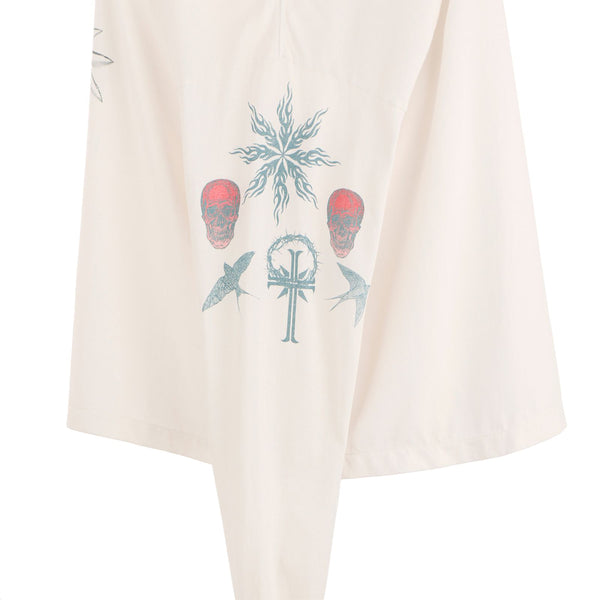 x Dr. Woo Tattoo Long Sleeve Tee (White)