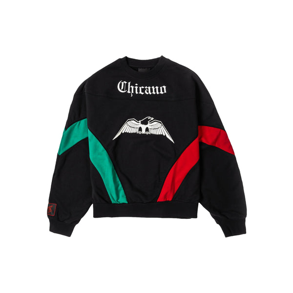 x Willy Chavarria Fleece Crewneck (Black)