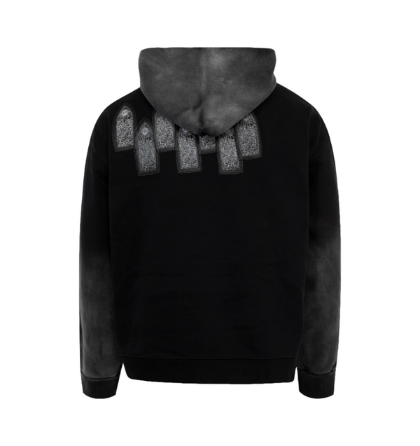 Faded Hooded Pullover (Coal)