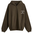 Heavy Fleece Full-Zip Hoodie (Brown)