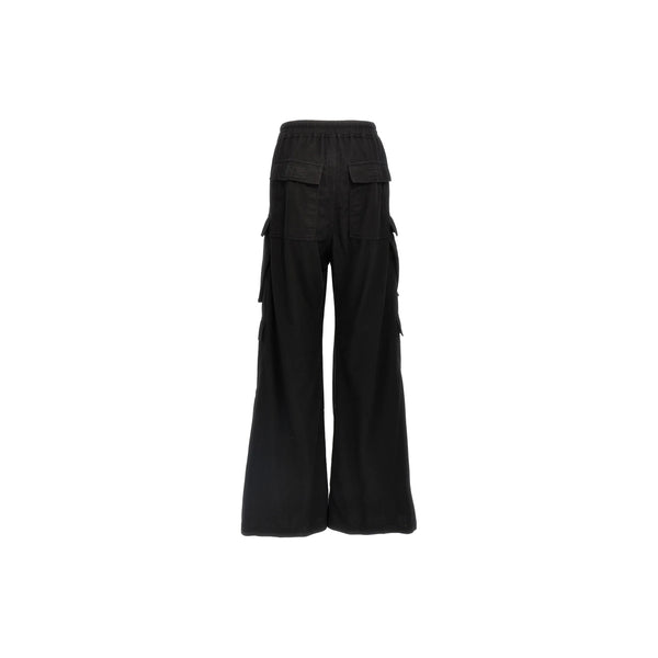 Women's Double Cargo Jumbo Belas (Black)